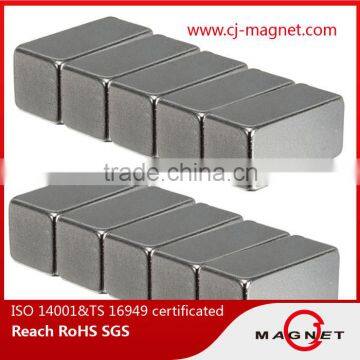 N52 F15X10X8MM block NdFeB magnet can be used in wind energy