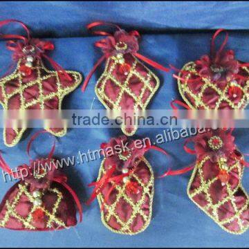 Christmas star, heart, stocking bread hanging tree decoration