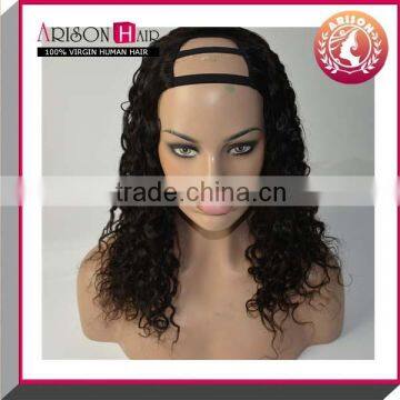 Factory Wholesale 7A Grade Human Hair u Part Wig photo-4