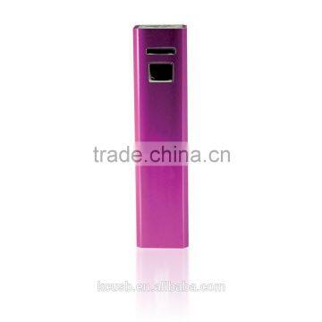 Metal housing good quality 2600mah power bank