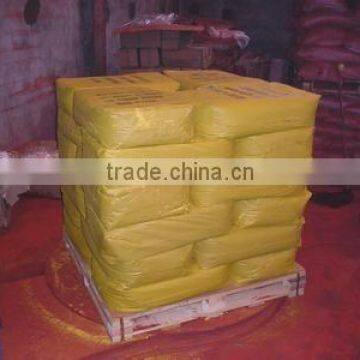 Iron oxide yellow 313 for sawdust particles