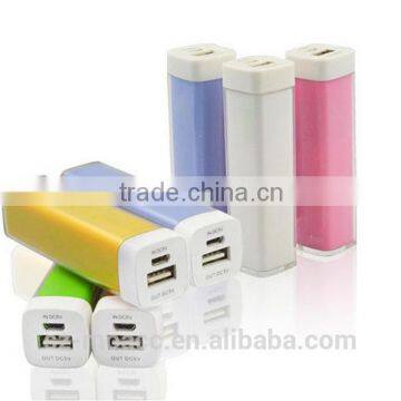 Christmas Promotion Gift lipstick power bank 2600mah