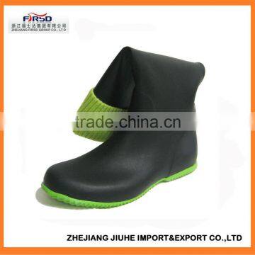 Soft Folding Rain Boots For Lady