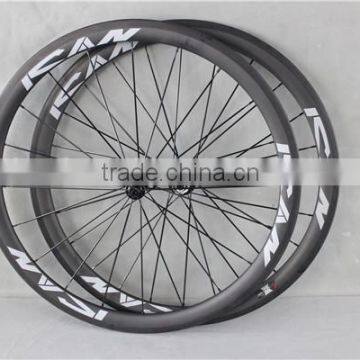 20/24 hoeles carbon bike wheelset white ICAN logos carbon road bike parts W40C