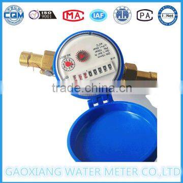 High precision readings single jet dry dial water meter