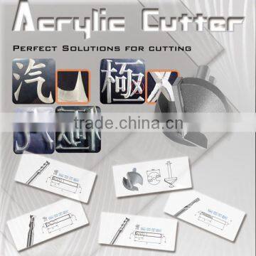 Tungsten Carbide Brazed Tips V Groove Cutter For Acrylic Material photo-6