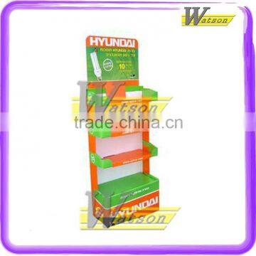 Newly design LED light showing Display floor Cardboard pallet Display Stand