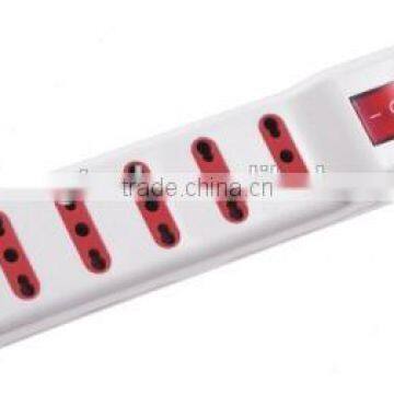 Italian socket surge protector 5 outlets