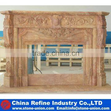 wholesale yellow stone fireplace