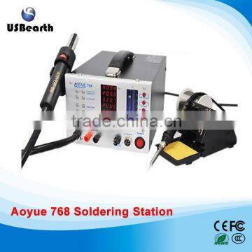 3 in 1 Aoyue 768 SMD multi-tasking rework station SMD soldering station