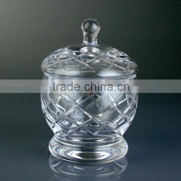 Glass Sugar Pot