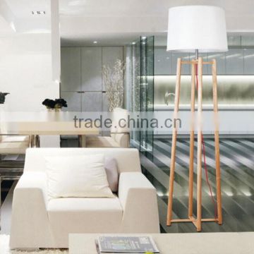 decorative wood floor lamp/light