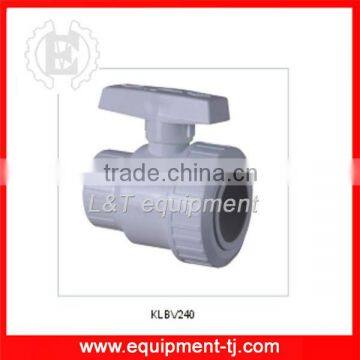 Single True Union Ball Valves, 1" to 2", PVC, Socket * Socket