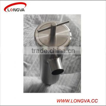 1.5" sanitary stainless steel pipe fitting angle filter