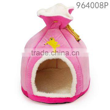 Interesting funny and puppy loved money bag pet bed tent for dog of Rosey Form