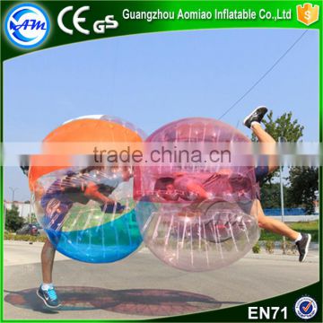 Hot sale pvc adult bubble soccer,inflatable ball you can go in                        
                                                                                Supplier's Choice