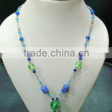 Costume Jewelry Glass bead Necklace