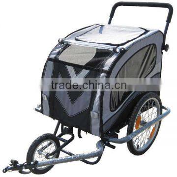 Suspension pet trailer and jogger