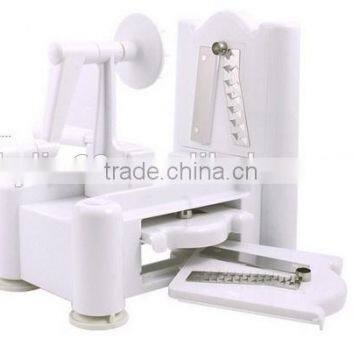 Multifunctional 3 in 1Tri Blade Plastic Spiral Vegetable Slicer photo-5