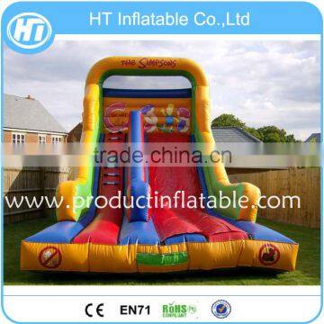 Colorful Inflatable Slide,Inflatable Giant Dry Slide For Adult