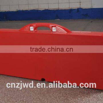 Outdoor Plastic Folding Picnic Table With 4 Seats Color Red photo-4