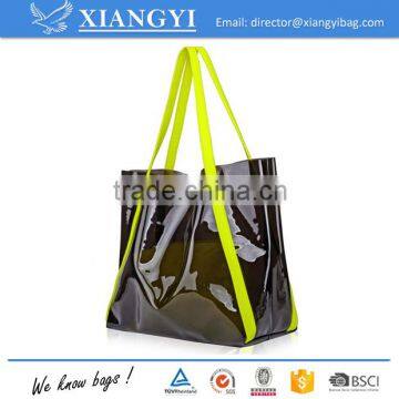 Wholesale Promotional Eco-friendly Clear PVC Waterproof Shopping Bag Beach Bag Supplier's Choice photo-4