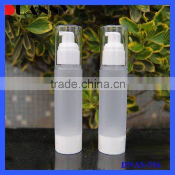 15ML 30ML 50ML White Round Plastic Airless Pump Bottles