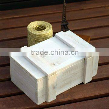 Multiple Shabby Chic Wooden Storage Box With Covver