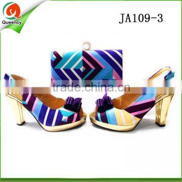 women high heels sandals and purses bag set italian women shoes and bag to match