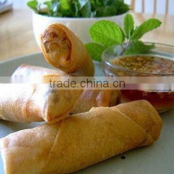 crisp-fried vegetable spring rolls