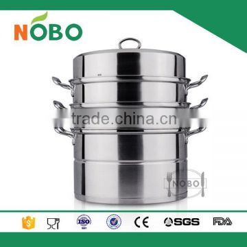 Hot Selling Steam Cooking Pot with Matel handle