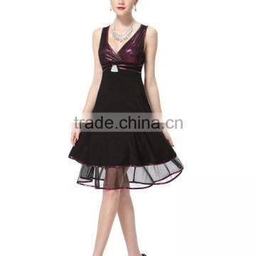 Santa Sexy Mature Ladies Dresses New Beautiful Girl Without Dress Short Formal Evening Dress Patterns photo-2