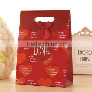 2016 Hot Sales Paper Bag Gift With Logo Print Small photo-3