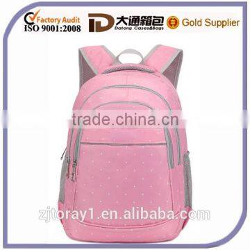 waterproof polyester school backpack for children