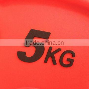 PU (CPU) Tri-grip Weight Plate Color Black/three Grip Weight Plate/bumper Plate photo-4