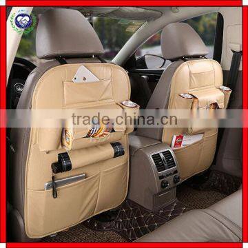 PU Leather Car Back Seat Organizers/Storage Bag photo-3