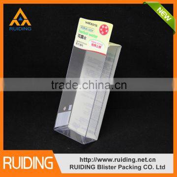 custom clear small clear plastic box packaging