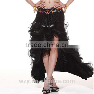 Sexy belly dance skirts milk silk South Korean yarn lady wholesale dancing skirts for girls