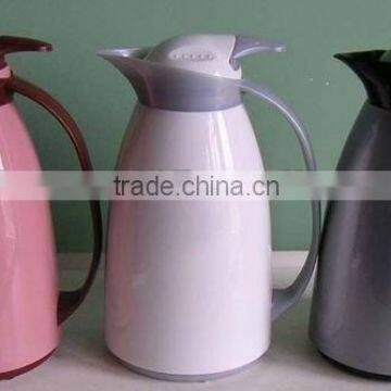 plastic casing vacuum coffee pot with vacuum glass liner