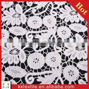 2014 New Fashion 100%Cotton african water soluble chemical lace For Fashion Apparel