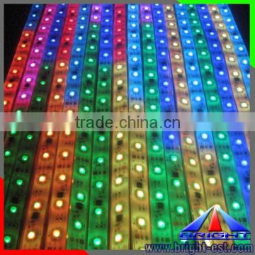 waterproof RGB programmable 5050 DMX aluminum rigid led strip bar for DJ Dancing floor,stage,amusement place