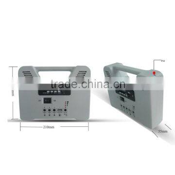 Portable Solar Generator 6w Solar Home System Solar Kit Mini Solar System for Garage Workshop Corridor Garden Gazebo Emergency