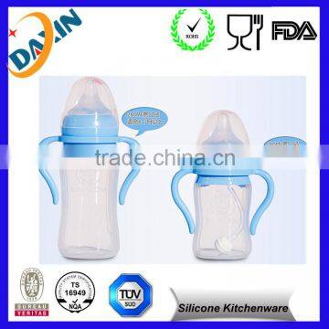 FDA approved food grade liquid silicone baby feeding bottle,milk bottle