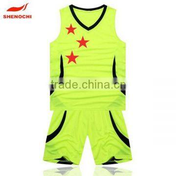 dongguan cheap sublimation polyester basketball uniform