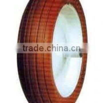 PU-1017 16"x4.00-8 SUPER quality cheaper price RED colour MADE IN CHINA PU wheels