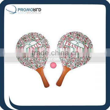 kid beach tennis racketbeach paddle promotion giftwooden racket low price