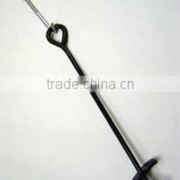 Hot dip galvanized steel earth anchor