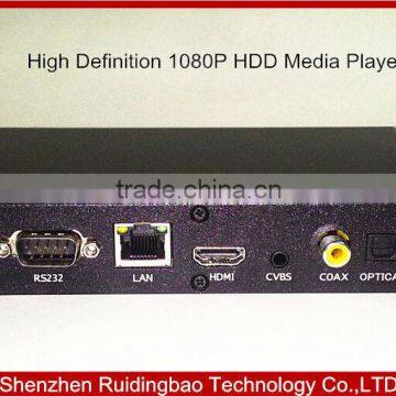 RDB 2014 New Commercial Grade 1080P HD media player with SD USB Player Audio Player support APE/FLAC with 24bit 192K