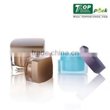 cosmetic jar acrylic 5ml black