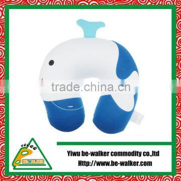 Soft Micro Bead Whale Travelling Neck Pillow Cushion Car Seat Pillow